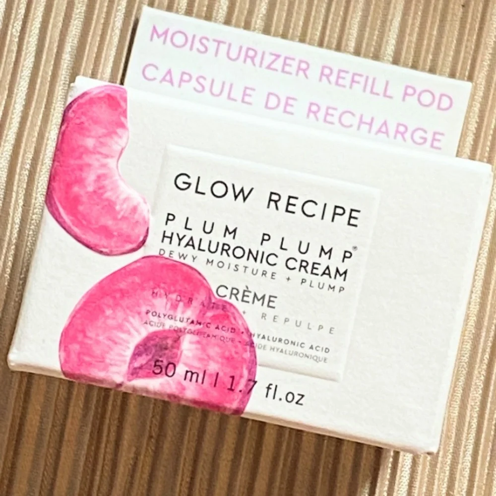 Glow Recipe Plum Plump Hyaluronic Cream Refill Pod full size 1.7oz